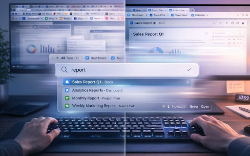 Bookmark & Tab Manager screenshot