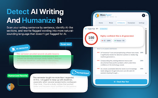 MimicTyper — Human Auto Typer for Google Docs screenshot