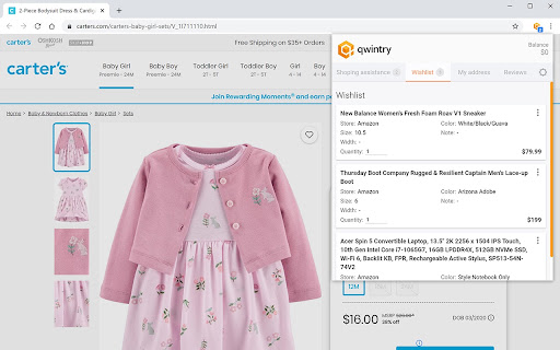 Qwintry Shophelp screenshot