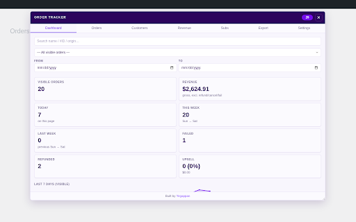 Order Tracker for WooCommerce screenshot