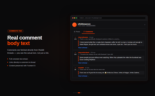 Profile Unhider screenshot