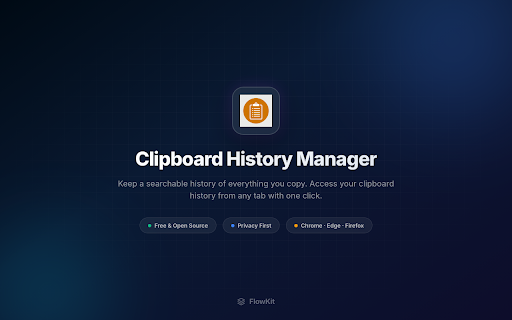 Clipboard History Manager screenshot