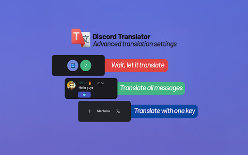 Discord Translator Extension screenshot