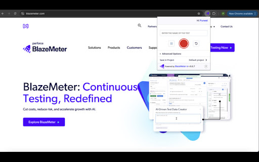 BlazeMeter | The Continuous Testing Platform screenshot