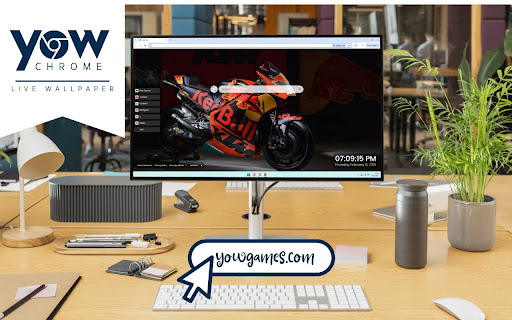 KTM Motorcycle Live Wallpaper screenshot