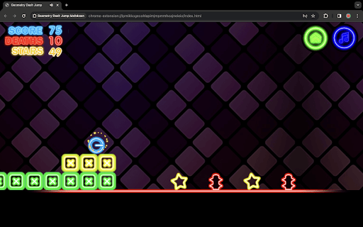 Geometry Dash Jump Meltdown screenshot