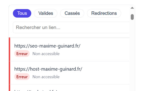 Broken Link Finder screenshot