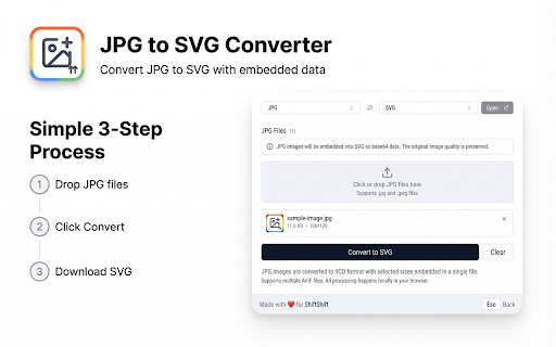 JPG to SVG screenshot