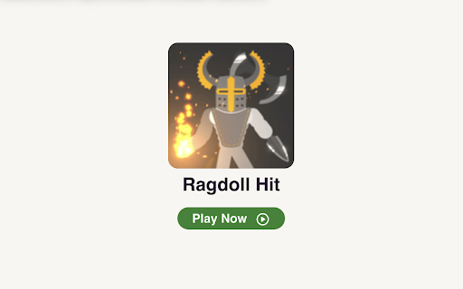 Ragdoll Hit Game screenshot