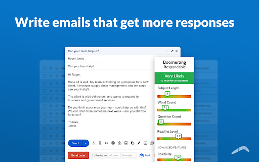 Boomerang for Gmail screenshot