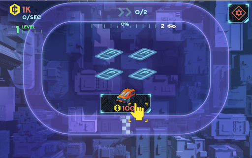 Merge Cyber Racers Game screenshot