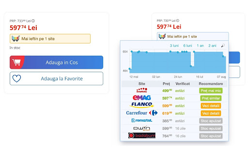 xPrice - istoric preturi & coduri de reducere screenshot