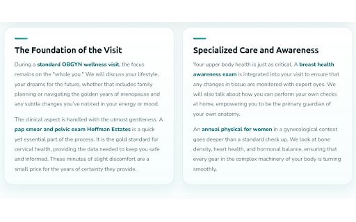 Elite Women Wellness Snapshot screenshot