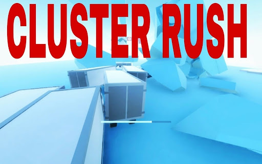 Cluster Rush Unblocked Running screenshot