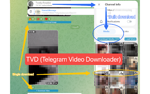 Telegram Video Downloader - TVD screenshot