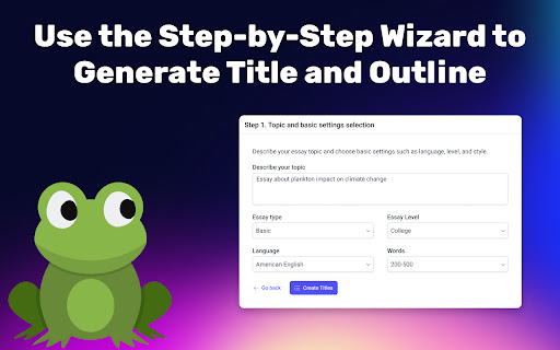 AI Essay Generator screenshot