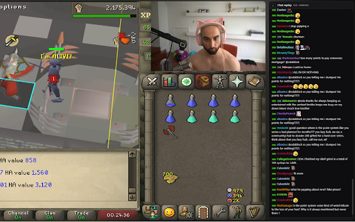 VOD Chat Replay screenshot