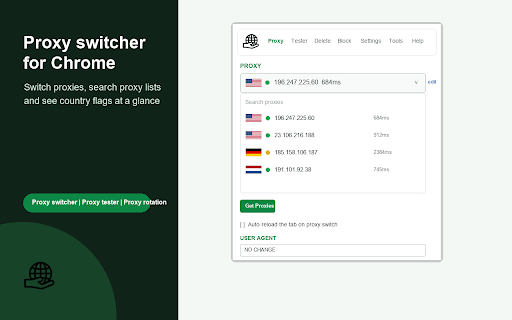 BP Proxy Switcher screenshot