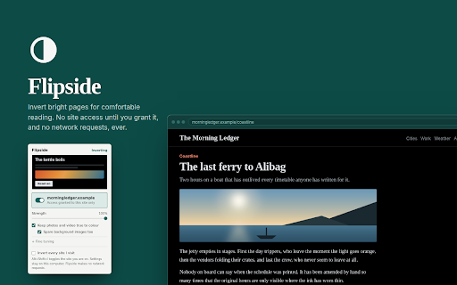 Flipside — Page Colour Inverter screenshot