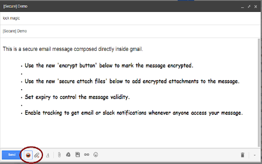 Lockmagic Gmail Encryption screenshot