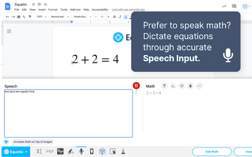 Equatio - Math made digital screenshot