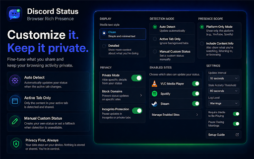 Discord Status screenshot