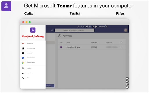 Work Hub for Teams screenshot