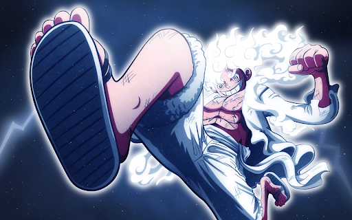 Luffy Gear 5 One Piece Live Wallpaper screenshot