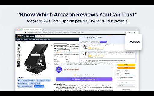 Amazon Review Checker|Savinoo screenshot