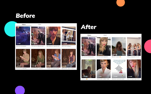 Sort for TikTok Videos by Viewed or Likes screenshot