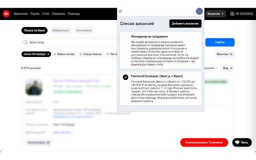 AI CV Insight screenshot