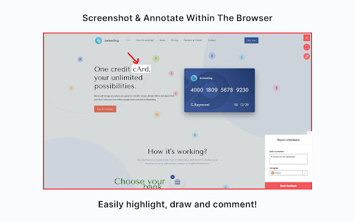 Usersnap - Capture visual feedback & bugs screenshot