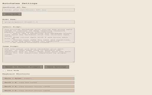 AutoLatex screenshot