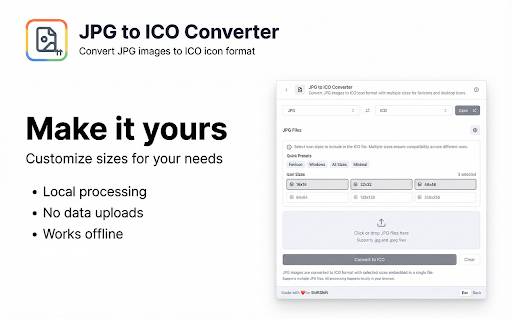 JPG to ICO screenshot