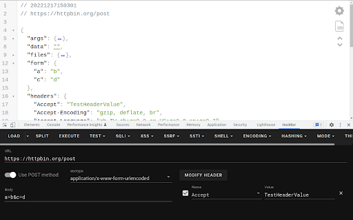 HackBar screenshot