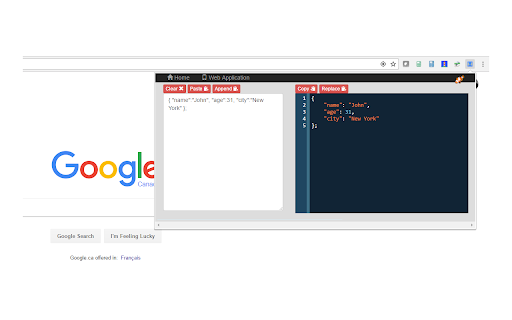 Pretty Js screenshot