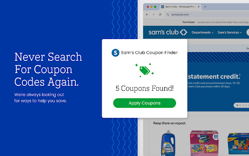 Sam's Club Coupons - Find the best coupons for Sam's Club screenshot