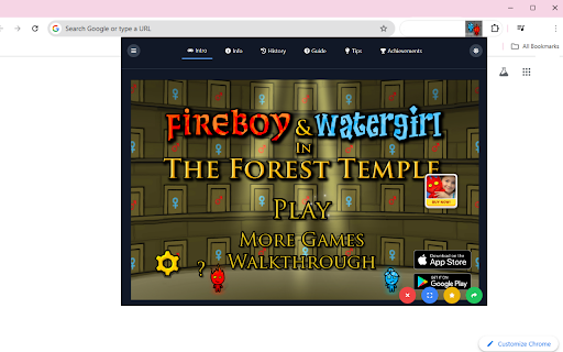 Fireboy and Watergirl 1 - HTML5 Game screenshot