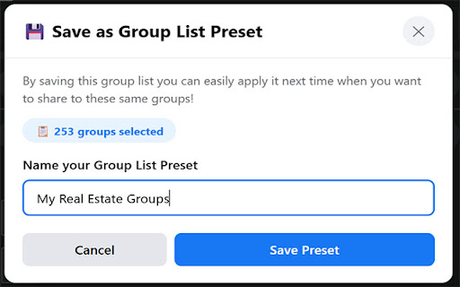 Share Post to Multiple Facebook™ Groups | Multiple Group Share Assistant screenshot