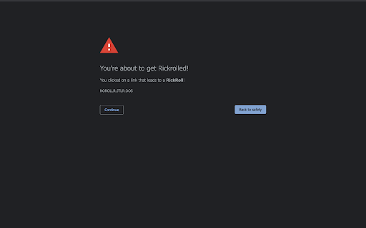 NoRollr - Rick Roll Blocker screenshot