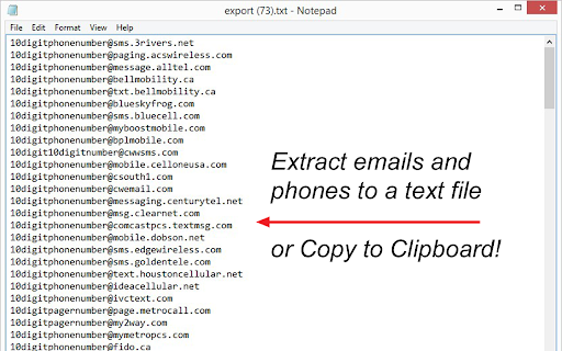 Email Exporter screenshot