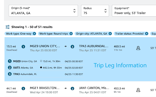 Relay Auto Booker Refresher Rocket Pro for Amazon Relay screenshot