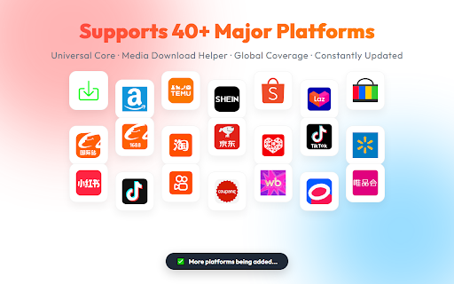 E-commerce & Social Image Video Downloader - Bulk Saver screenshot