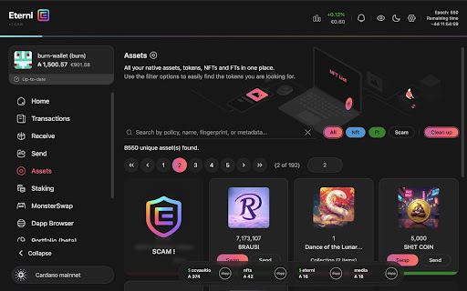 Eternl screenshot