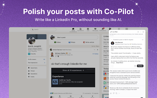 Reepl - AI Comment & Reply Assistant for LinkedIn® and X screenshot