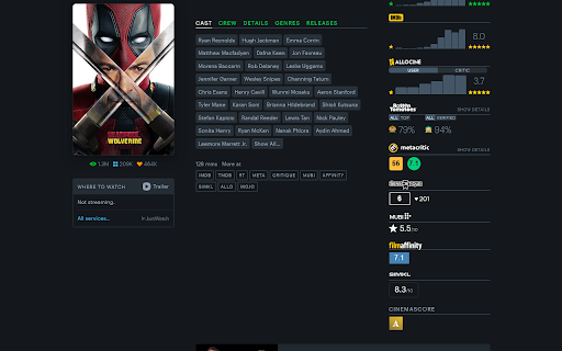 Letterboxd Extras screenshot