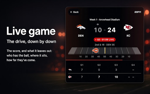 NFL Live Hub: Scores, Stats & Fan Chat screenshot