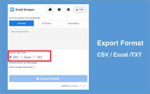Email Scraper - Automatically Extract Email Addresses from Any Webpage screenshot