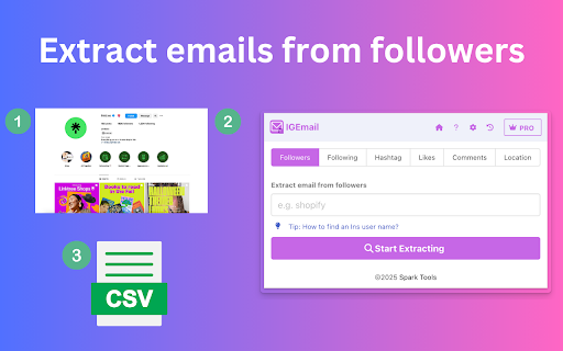 IG Email Extractor - Email Scraper and Extractor for Instagram screenshot