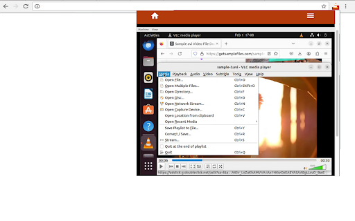 VLC online - multimedia player screenshot